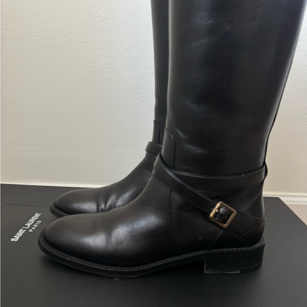 Saint Laurent Cavaliere Riding Boots - Picture 3 of 13